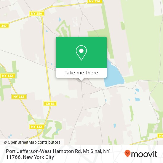 Port Jefferson-West Hampton Rd, Mt Sinai, NY 11766 map