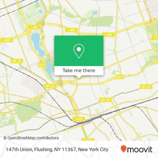 Mapa de 147th Union, Flushing, NY 11367