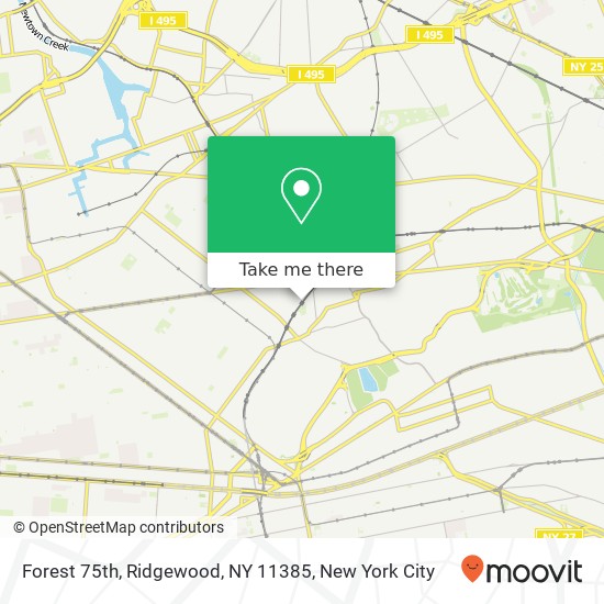 Forest 75th, Ridgewood, NY 11385 map