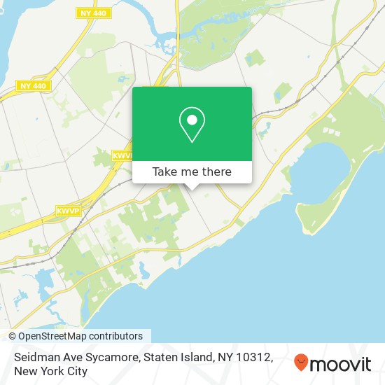 Seidman Ave Sycamore, Staten Island, NY 10312 map