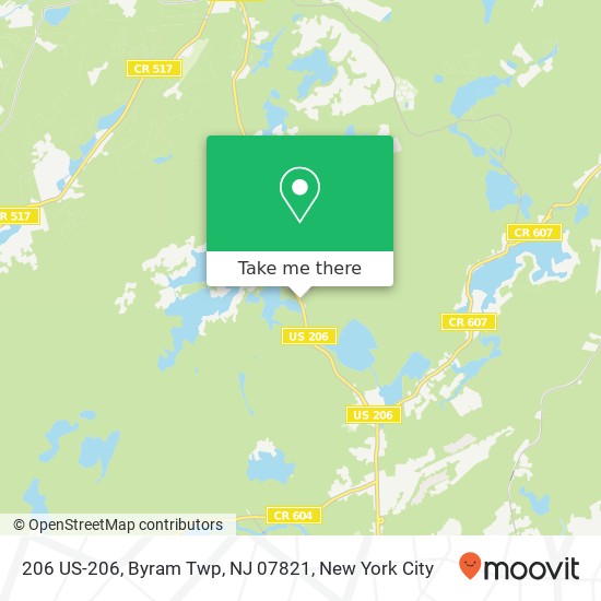 206 US-206, Byram Twp, NJ 07821 map