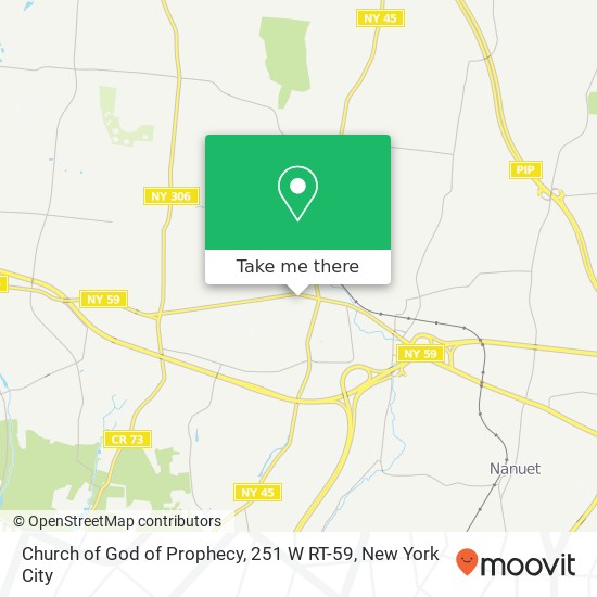 Mapa de Church of God of Prophecy, 251 W RT-59