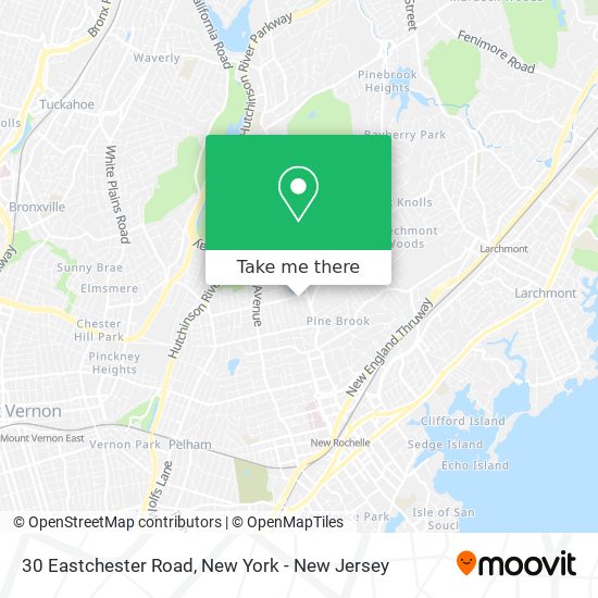 Mapa de 30 Eastchester Road