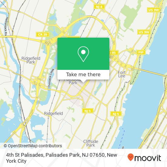 4th St Palisades, Palisades Park, NJ 07650 map