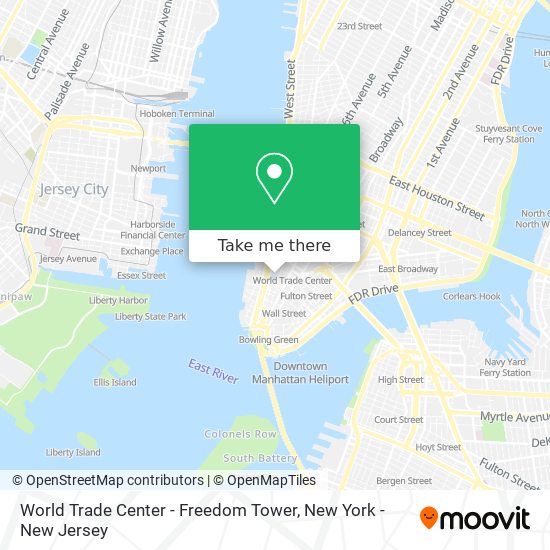 Mapa de World Trade Center - Freedom Tower