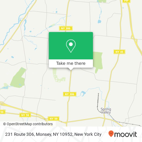 231 Route 306, Monsey, NY 10952 map