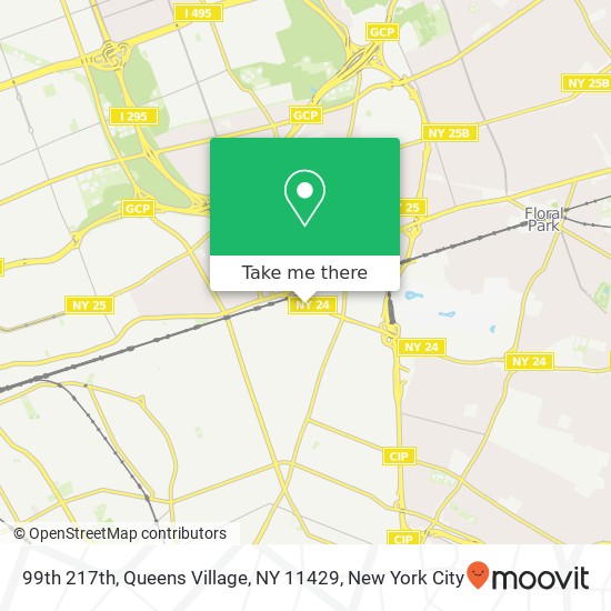 Mapa de 99th 217th, Queens Village, NY 11429