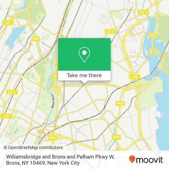 Williamsbridge and Bronx and Pelham Pkwy W, Bronx, NY 10469 map
