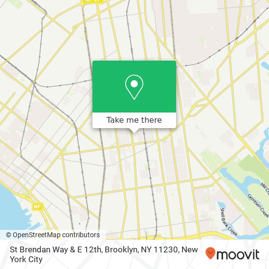 Mapa de St Brendan Way & E 12th, Brooklyn, NY 11230