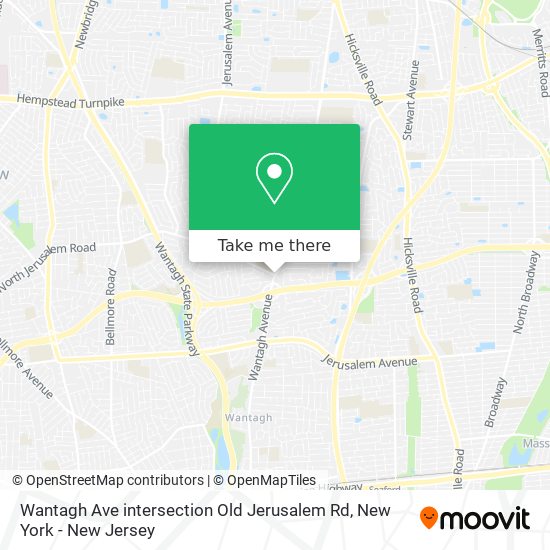 Mapa de Wantagh Ave intersection Old Jerusalem Rd