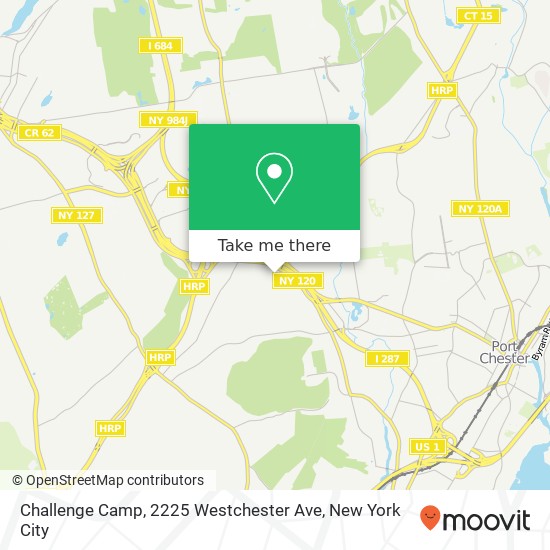 Challenge Camp, 2225 Westchester Ave map