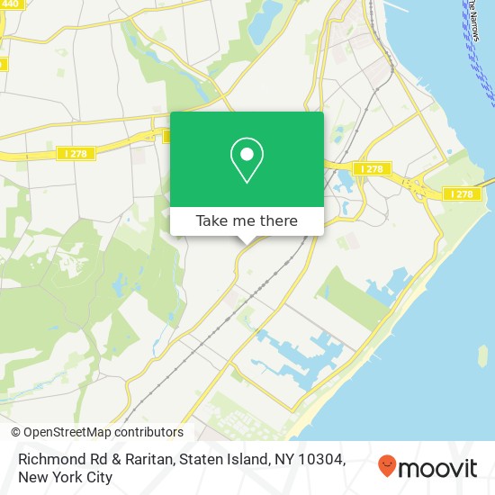 Mapa de Richmond Rd & Raritan, Staten Island, NY 10304