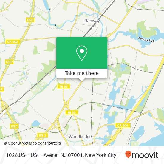 1028,US-1 US-1, Avenel, NJ 07001 map