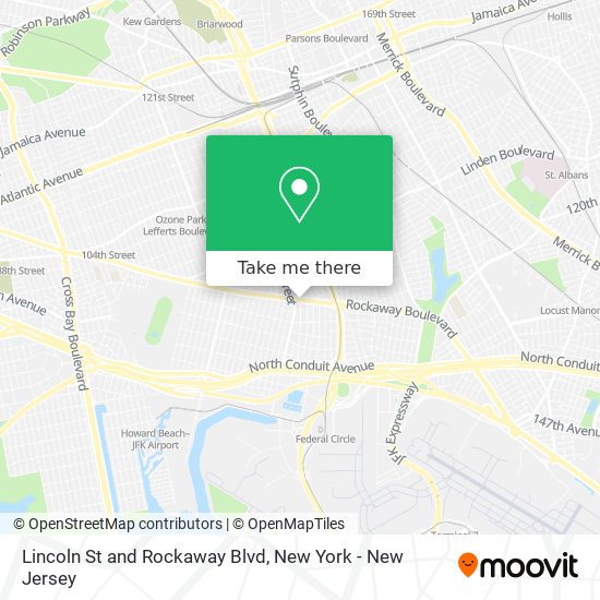 Mapa de Lincoln St and Rockaway Blvd