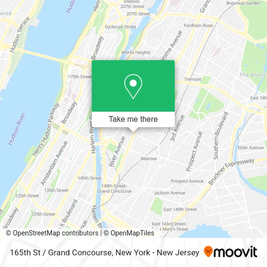 165th St / Grand Concourse map