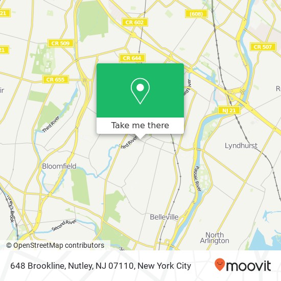 648 Brookline, Nutley, NJ 07110 map