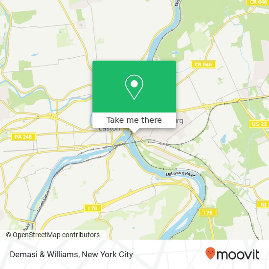 Mapa de Demasi & Williams, 91 S Main St