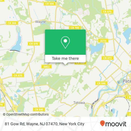 81 Gow Rd, Wayne, NJ 07470 map