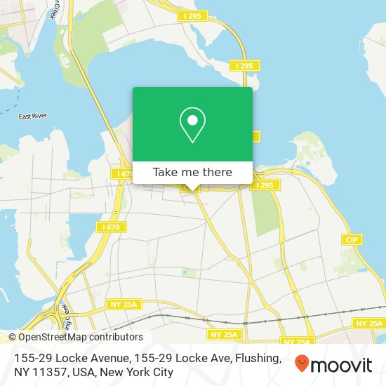 155-29 Locke Avenue, 155-29 Locke Ave, Flushing, NY 11357, USA map