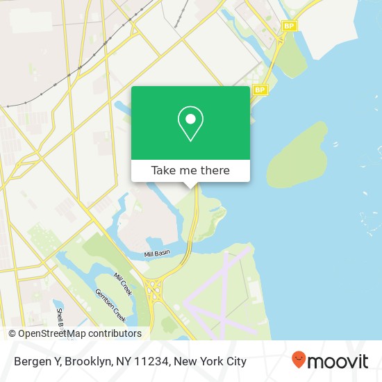 Mapa de Bergen Y, Brooklyn, NY 11234