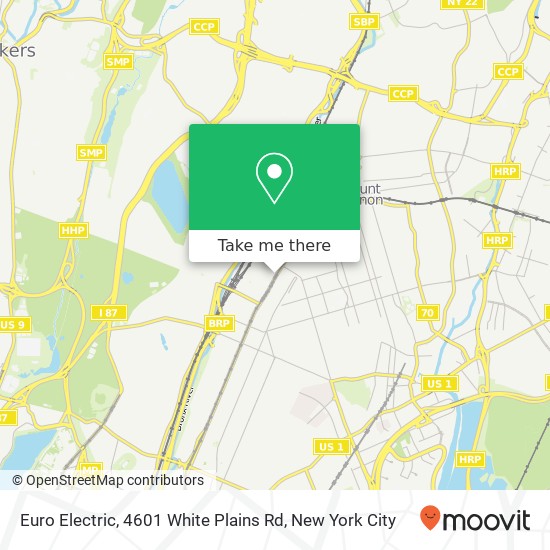 Euro Electric, 4601 White Plains Rd map