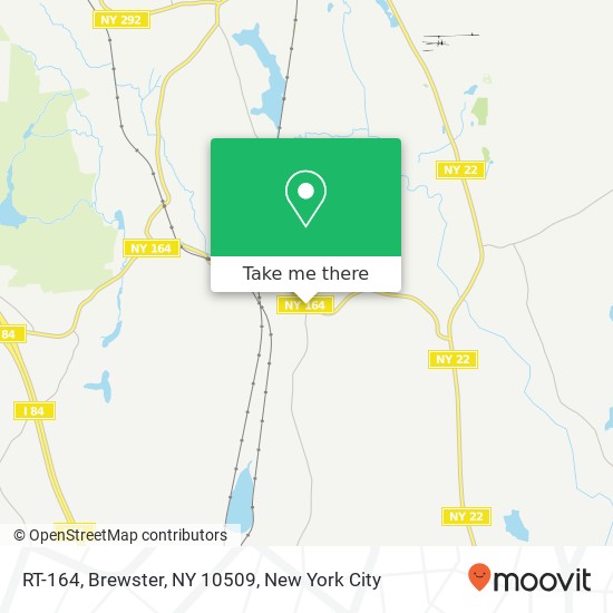 Mapa de RT-164, Brewster, NY 10509