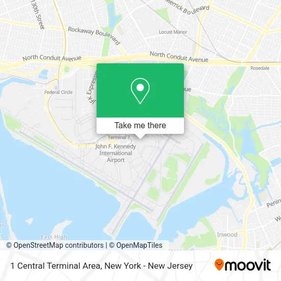 Mapa de 1 Central Terminal Area