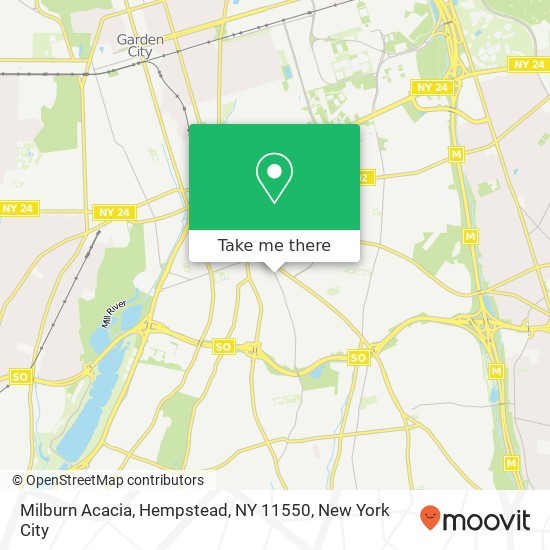 Milburn Acacia, Hempstead, NY 11550 map