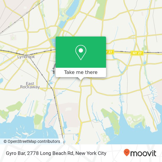 Gyro Bar, 2778 Long Beach Rd map