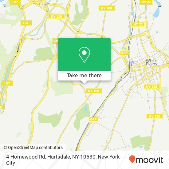 4 Homewood Rd, Hartsdale, NY 10530 map