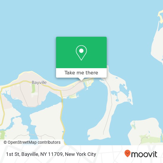 1st St, Bayville, NY 11709 map