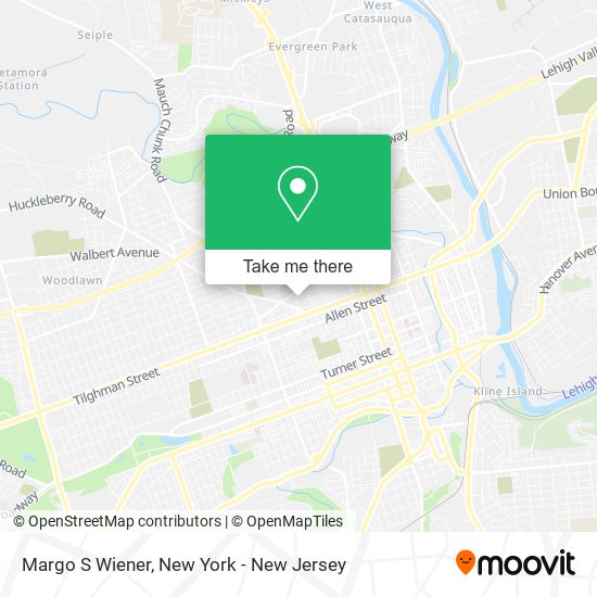Mapa de Margo S Wiener