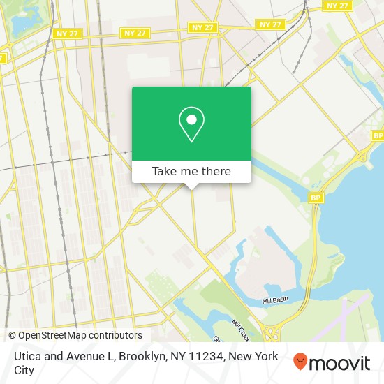 Mapa de Utica and Avenue L, Brooklyn, NY 11234