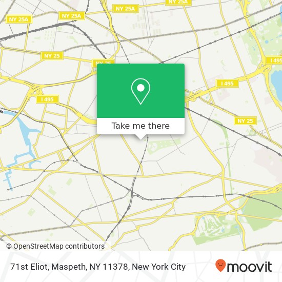 71st Eliot, Maspeth, NY 11378 map