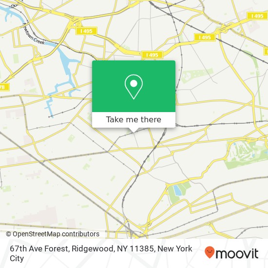 67th Ave Forest, Ridgewood, NY 11385 map