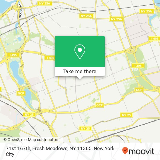 71st 167th, Fresh Meadows, NY 11365 map