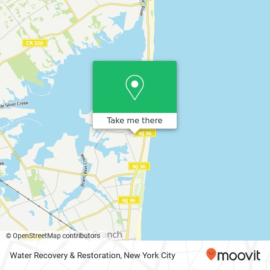 Mapa de Water Recovery & Restoration