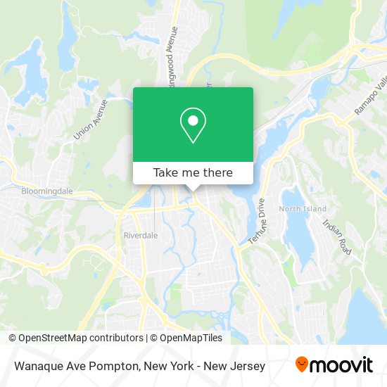Mapa de Wanaque Ave Pompton