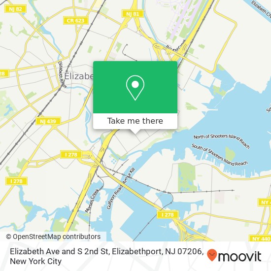 Elizabeth Ave and S 2nd St, Elizabethport, NJ 07206 map