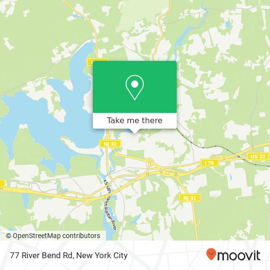 77 River Bend Rd, Clinton, NJ 08809 map