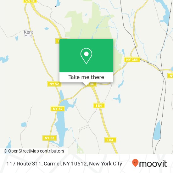 Mapa de 117 Route 311, Carmel, NY 10512