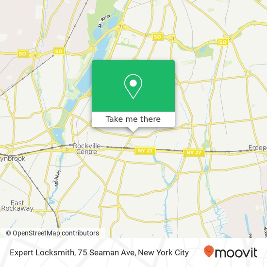 Mapa de Expert Locksmith, 75 Seaman Ave