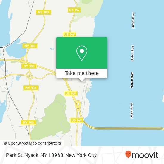 Park St, Nyack, NY 10960 map
