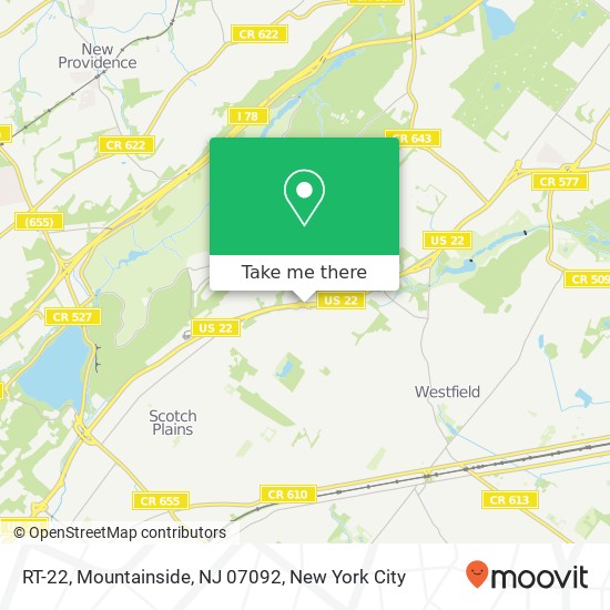 RT-22, Mountainside, NJ 07092 map