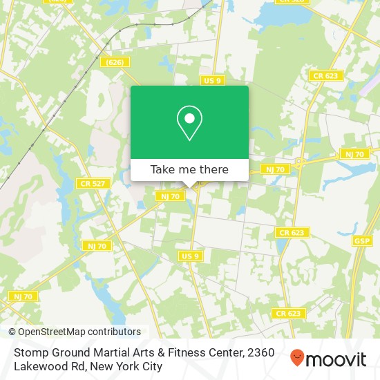 Stomp Ground Martial Arts & Fitness Center, 2360 Lakewood Rd map