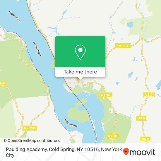 Mapa de Paulding Academy, Cold Spring, NY 10516