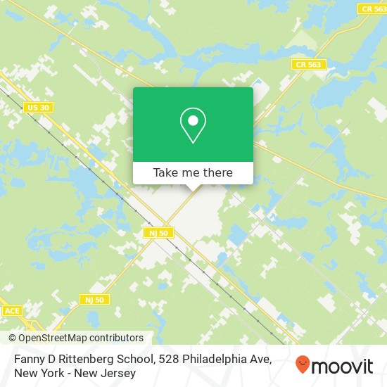 Mapa de Fanny D Rittenberg School, 528 Philadelphia Ave