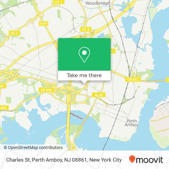 Charles St, Perth Amboy, NJ 08861 map