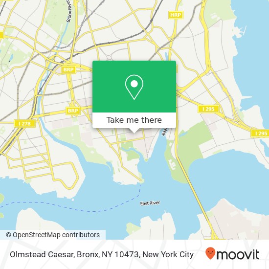 Mapa de Olmstead Caesar, Bronx, NY 10473