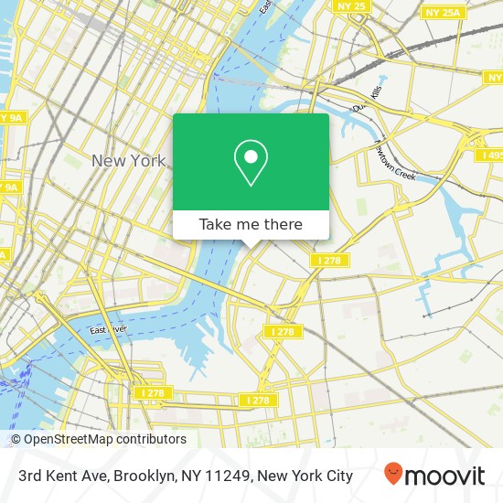 3rd Kent Ave, Brooklyn, NY 11249 map